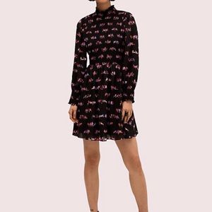 Kate Spade Love Birds Smocked Dress, Size: 8